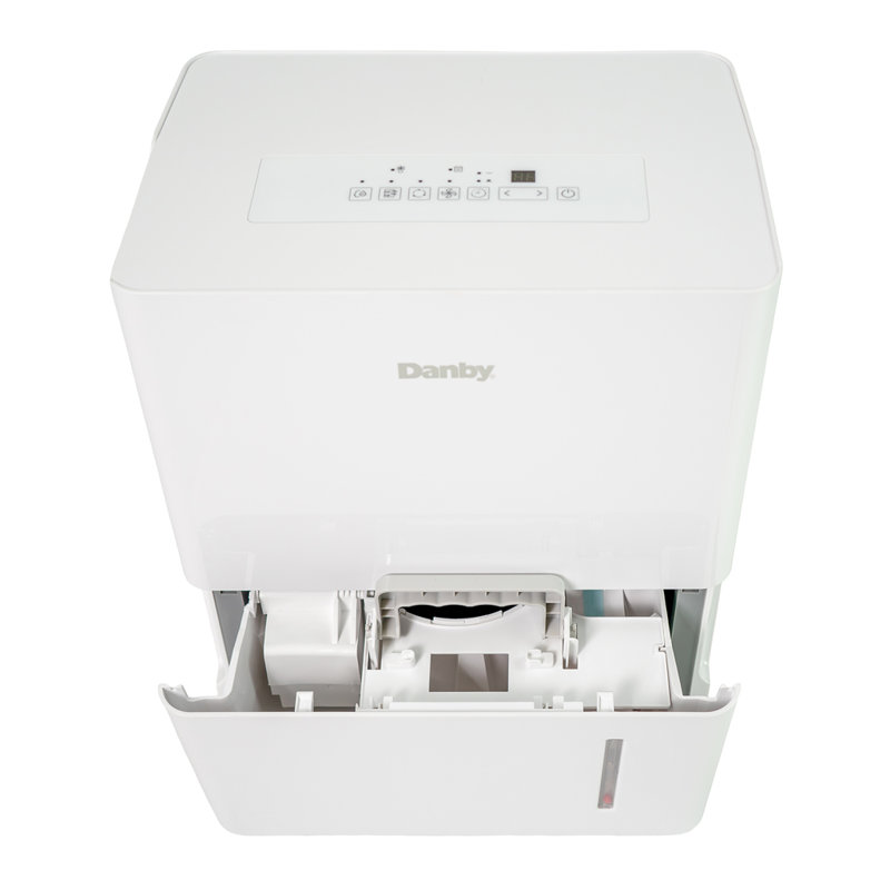 Déshumidificateur 30 chopines avec déshumidificateur intelligent en blanc