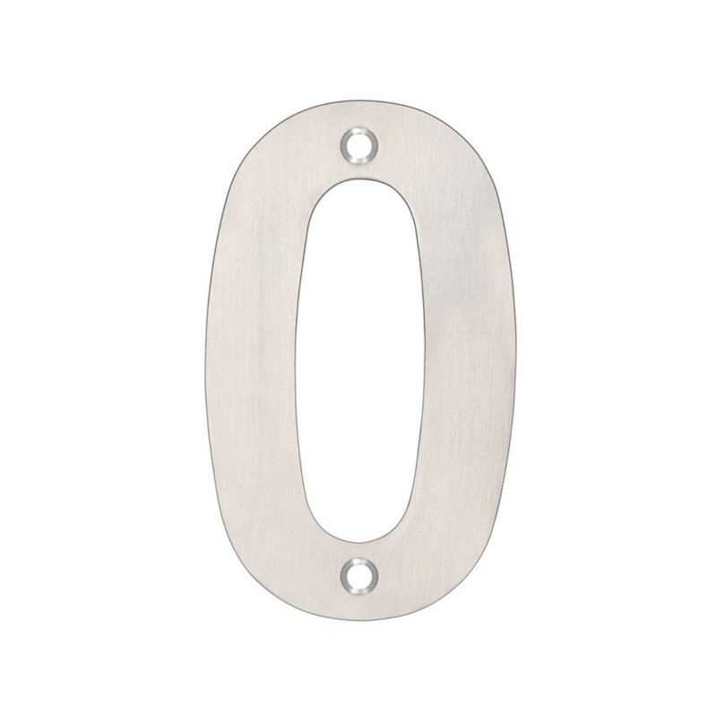 10.2cm H Stainless Steel House Number