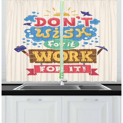 Tailored Kitchen Curtain