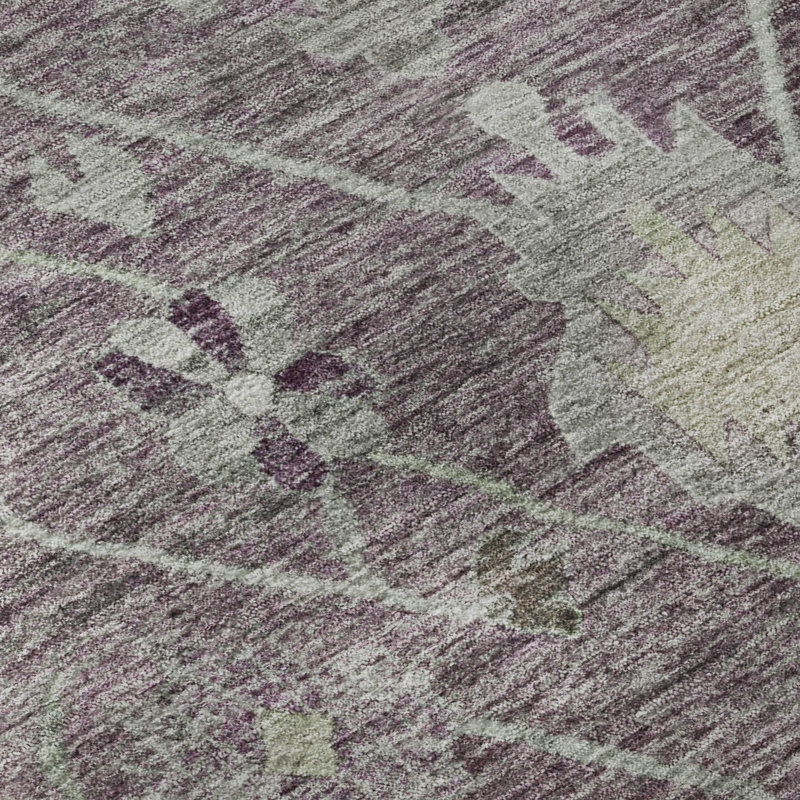 Tapis de qualité supérieure lavable à la machine Mayfield Global, 2 pi 6 po x 3 pi 10 po, Merlot