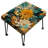Chrysanthemums Mandala Boho Pattern - Floral Rectangle Ottoman