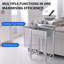 Stainless Steel Commercial Kitchen Sink with Pull Down Faucet,Single Bowl Freestanding Sink, Indoor and Outdoor Sink, Commercial Grade for Residential & Light Commercial Use,21 * 21 * 33inch