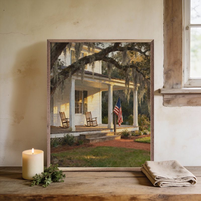 Front Porch Southern Homestead, H 10 po x l 8 po