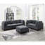 Chaise sans accoudoirs en chenille gris cendré Ash Ash