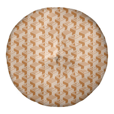 Coussin de sol à motif de gratte-ciels classiques