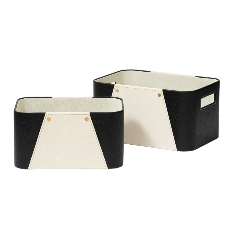 Paniers de rangement pour l'organisation, paquet de 2