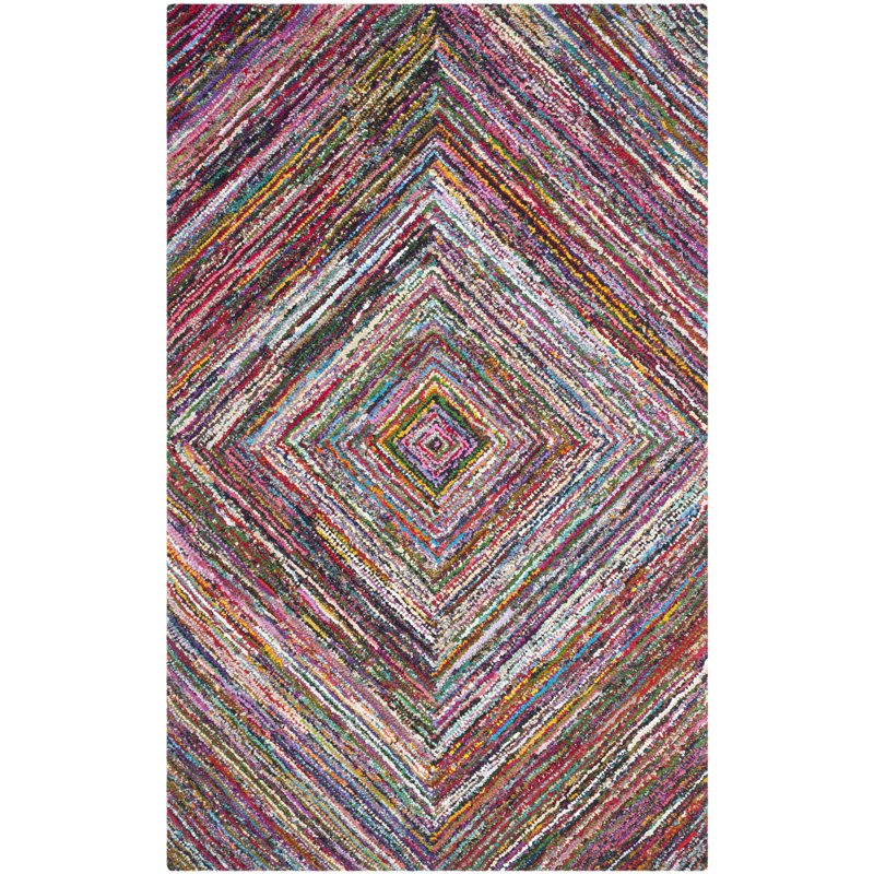 Anaheim Hand Tufted Cotton Rug, Rectangle 2'3" x 4'