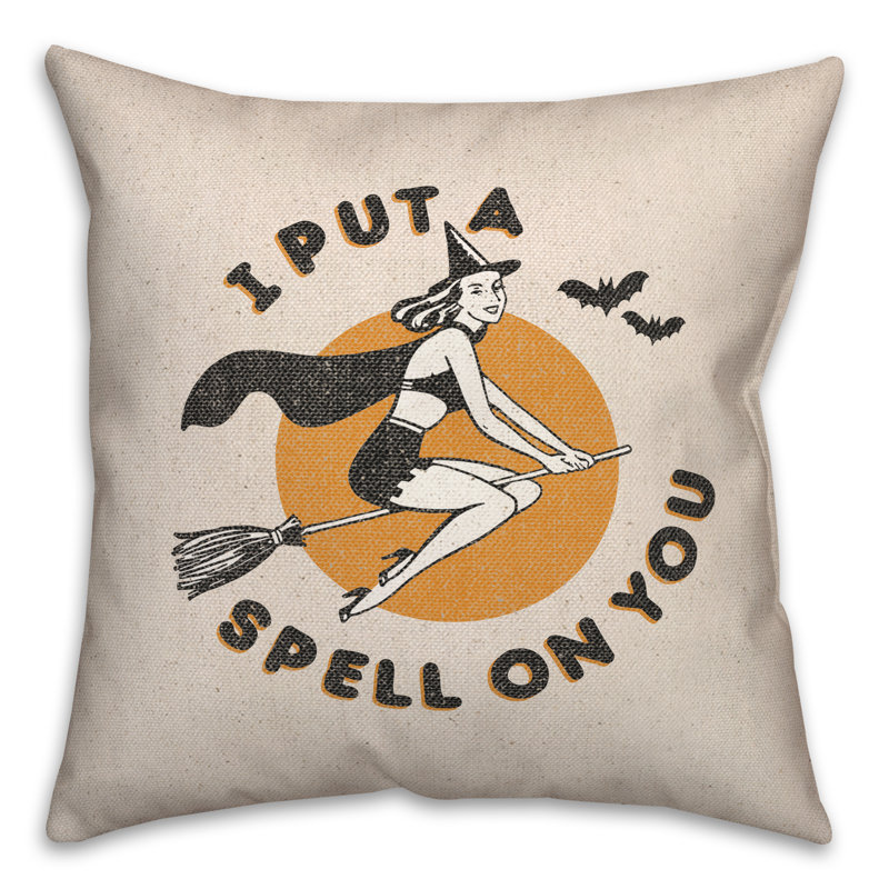  Witch Square Pillow Cover & Insert