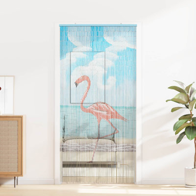 Rideau de porte multicolore vidaXL 78,74 x 39,37 po vidaXL