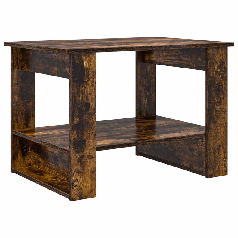 Coffee Table with Storage, 50cm. H x 72cm. L x 50cm. W, Smoked Oak