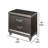 Luxor 2-Drawer Nightstand in Dark Champagne