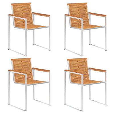 Azlan Stackable Outdoor Patio Dining Armchair