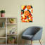 «Vibrant Oranges», art abstrait de fruits tropicaux-129151575