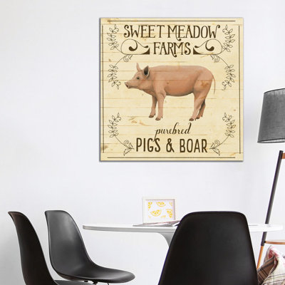 Animal Farm Collection III by Grace Popp - Wrapped Canvas Painting