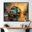 Camion de livraison brun I, années 30, sur toile-97031429-97031430