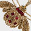 Classic bee hanging ornament boxed gift set, red and green