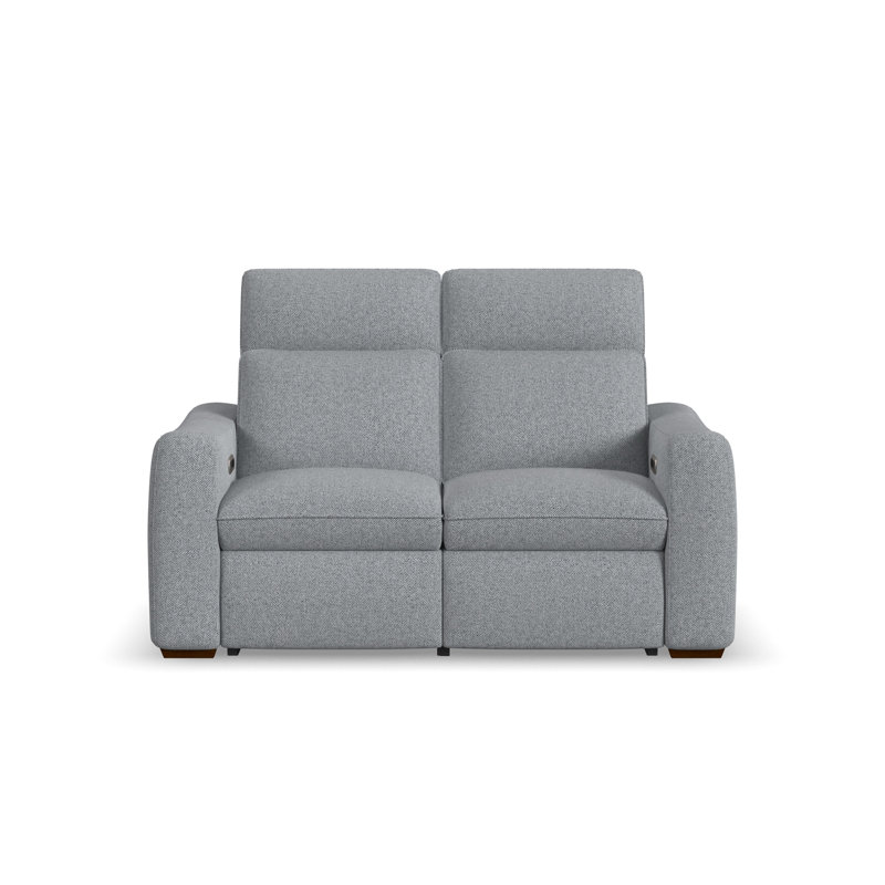 Kaia Power Reclining Loveseat With Power Headrests & Lumbar, Stonewash Blue