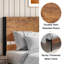 Bed Frame Single Double Size, Metal Platform Bed Frame with Wood Headboard and Footboard, Strong Steel Slats Support, No Box Spring Needed, Easy Assembly-2047722743-2071124734