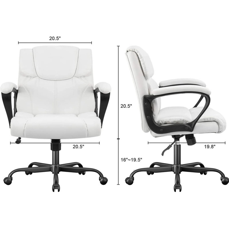 Fauteuil président Rafal, Blanc