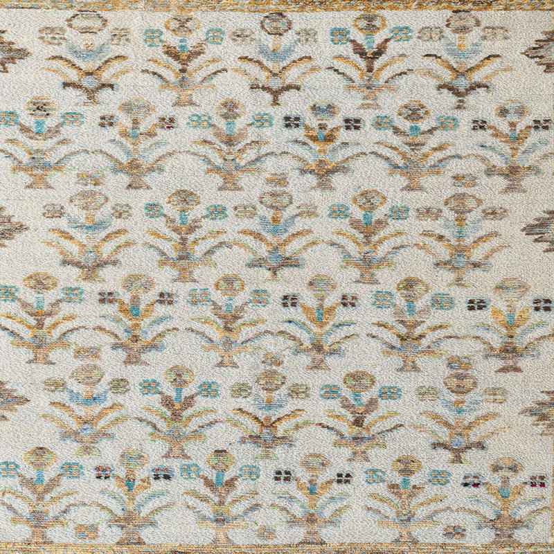 Abstract Indoor Rug, Square 5'