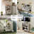 4 Tier Bookshelf, Modern Open Bookcase with Pegboard-792782000-792782015