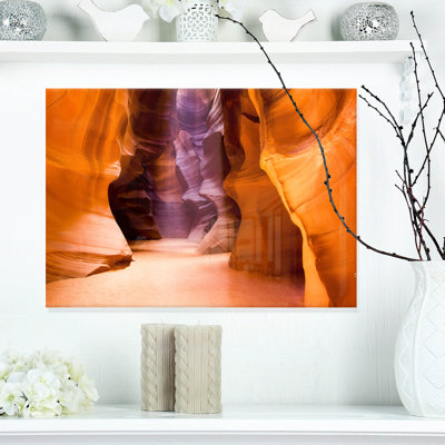 Upper Antelope Canyon - Photographie sans cadre sur métal