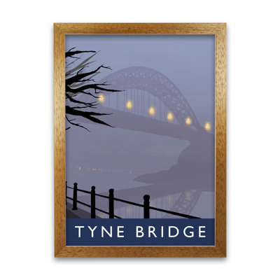 Tyne Bridge In Fog by Richard O'Neill - Single Picture Frame Print