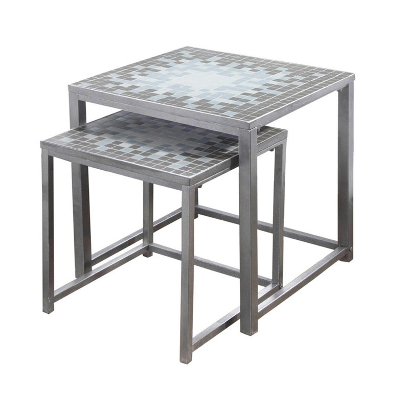 Ensemble de 2 tables de bout Quinn Nesting
