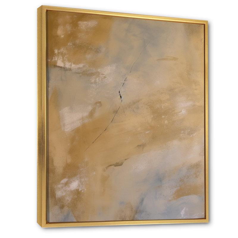 Jadiel of Abstract Shapes V sur impression sur toile, H 40 po x l 30 po x P 1,5 po, Cadre flottant doré