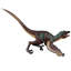 Statue de velociraptor à plumes