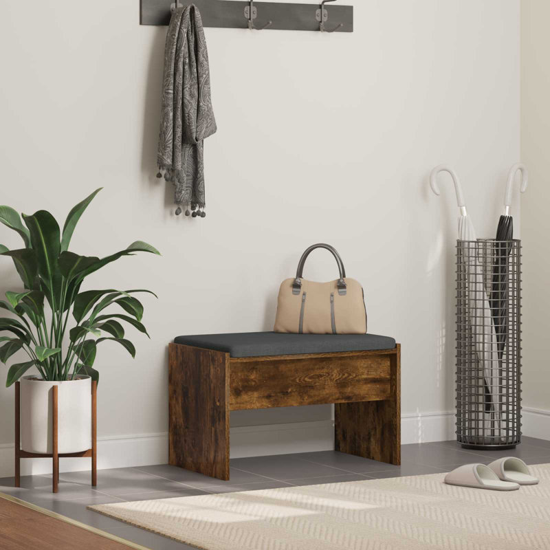Bench, 40cm H x 63cm W x 38cm D, Smoked Oak