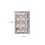 Tapis abstrait délavé crème et brun 4 pi x 6 pi