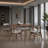 Starlight 5-Piece Solid Wood Dining Room Set With Sculpted Backrest Chairs-566380952-564453653