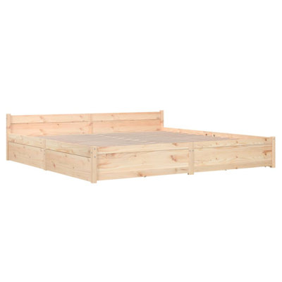 Bed Frame with Drawers