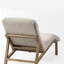 Chaise en bois massif simple et confortable