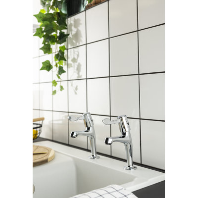 Abode Lever Quarter Turn Pillar Taps
