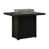 Plateau martelé noir avec base noire sélectionné
