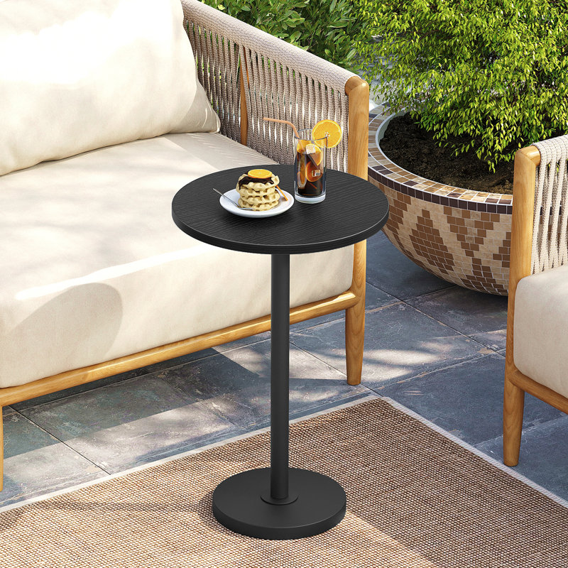 Petite table de bout 24,7 po, Black