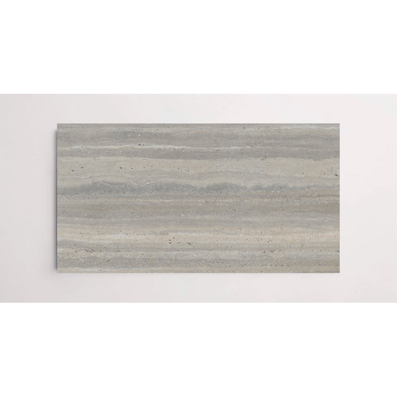 Travertino 24 po x 48 po mat, Bleu océan