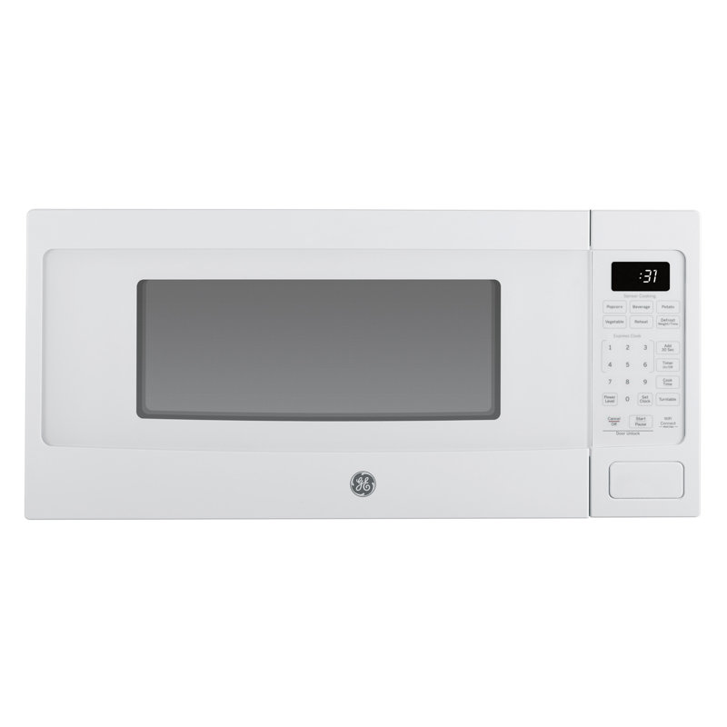 GE Profile 1.1 Cu. Ft. Countertop Microwave Oven, White