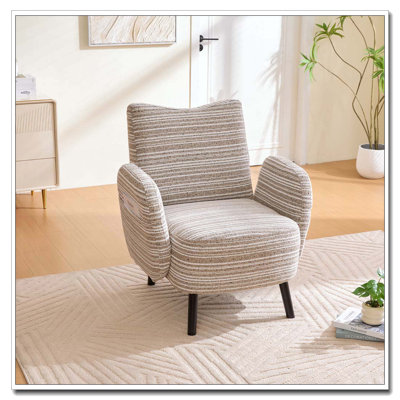 Boucle Upholstered  Accent Chair
