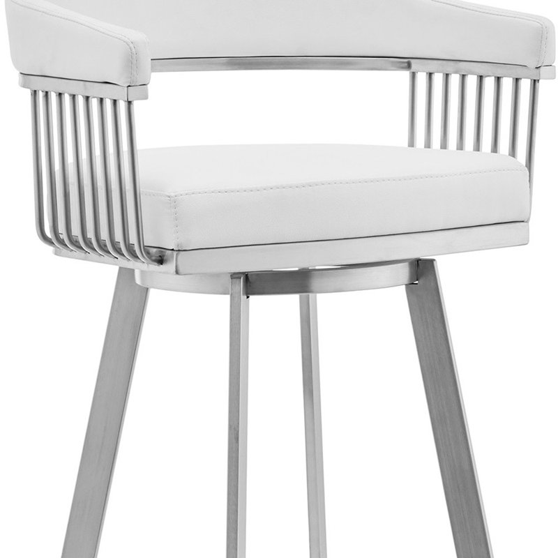 Tabouret de bar pivotant en similicuir Mod, Tabouret de bar (siège d'une hauteur de 29 po)