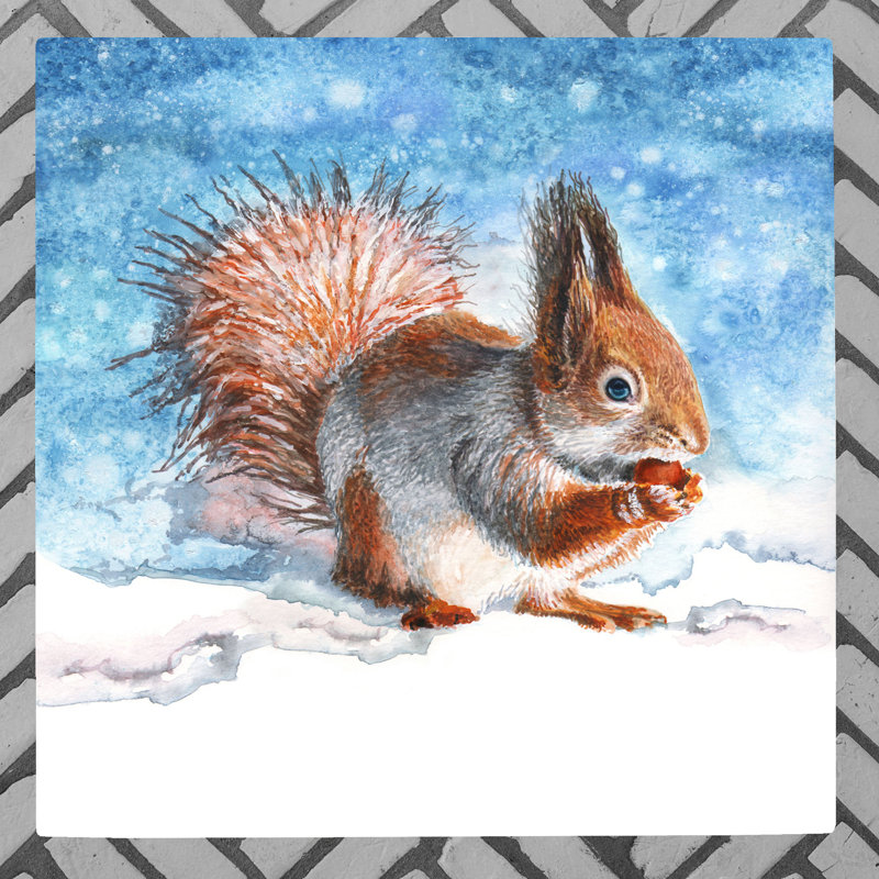 S.JONES Rustic Wall Decor on Ceramic