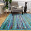 Tapis rayé bleu Ethyleen-22363434