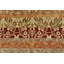 Tapis unique brun / jaune 9 pi x 12 pi