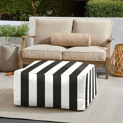 Repose-pieds d'extérieur en mousse avec coussin Sunbrella® Haleyjo
