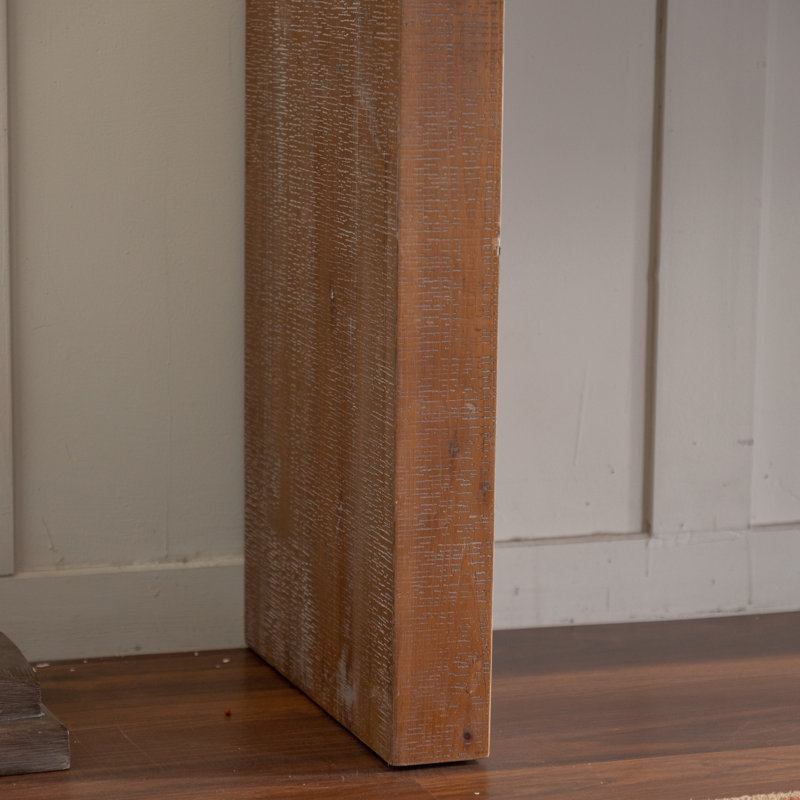 Retro Solid Wood Console Table - Versatile Entryway, Hallway, or Sofa Back Table with Sturdy Build & Easy Assembly
