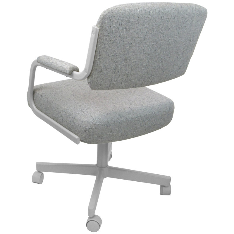 Chaises de bureau Holle, Blanc, Ardoise Hemsath