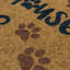 Tapis de porte multicolore Paw Prints Home