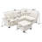 Upholstered Sectional Right Hand Facing-916232787